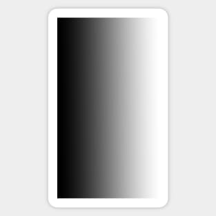 Black Grey White Ombre Sticker